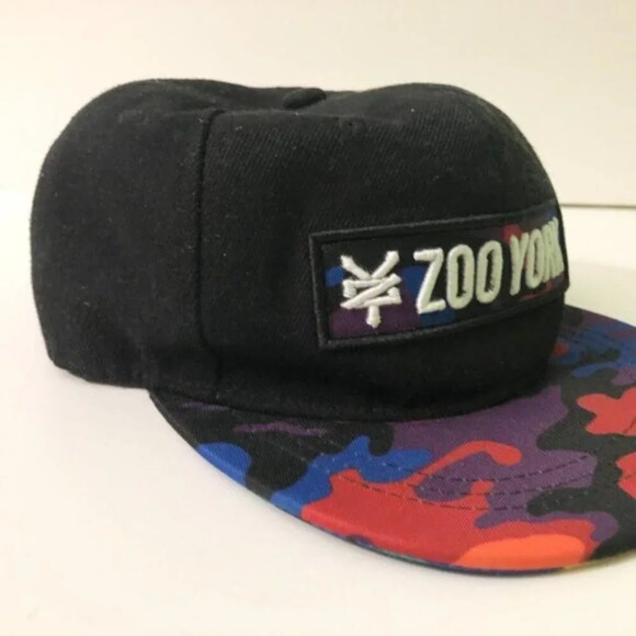 Zoo  York Hat Adjustable Snapback Rainbow Camo Bill Embroidered Logo - Picture 12 of 13